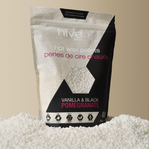 VANILLA & BLACK POMEGRANATE HOT FILM WAX PELLETS